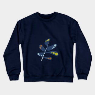 Colorful Abstract Plant Crewneck Sweatshirt